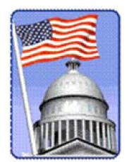 Capitol Dome with American Flag